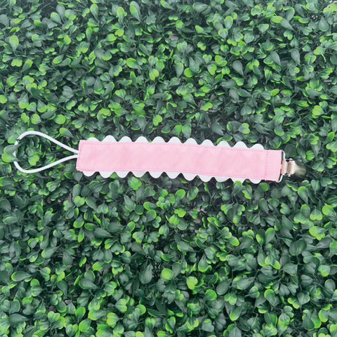 Pearl Pink Pacifier Clip