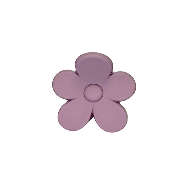 Flower Claw Clip: Lilac Purple
