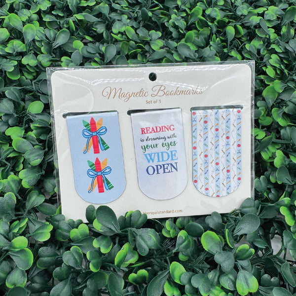 Reading Magnetic Bookmark Set