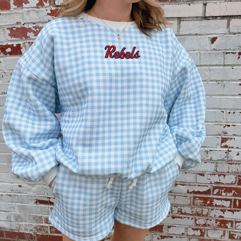 Rebels Gingham Short Set