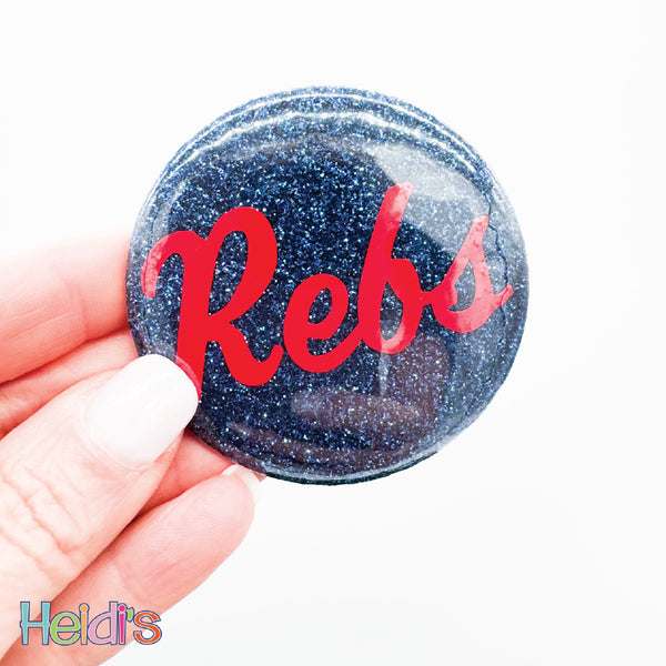 Rebels Glitter 2.25" Button