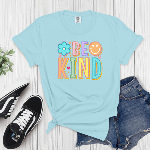 Be Kind Retro Tee - Heidisonline