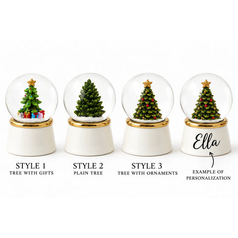 Mini Tree Ceramic Water Globes