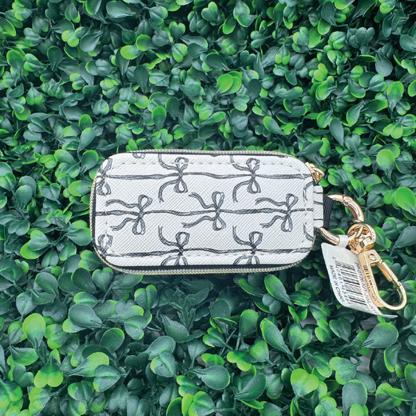 Simply Southern® Portable Jewelry Keychain: Black Bow