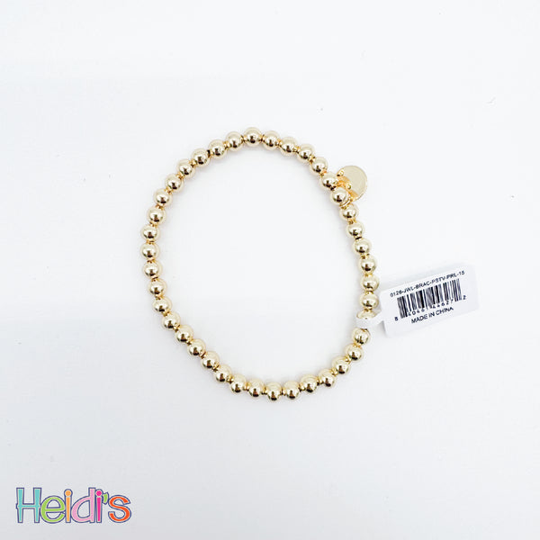 Simply Southern Beaded Bracelet: Gold Ball 3