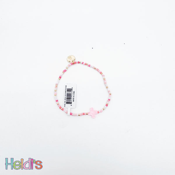 Simply Southern Beaded Bracelet: Pink
