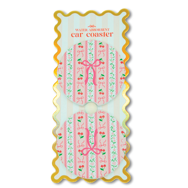 Simply Southern® Car Coasters Set: Cherry