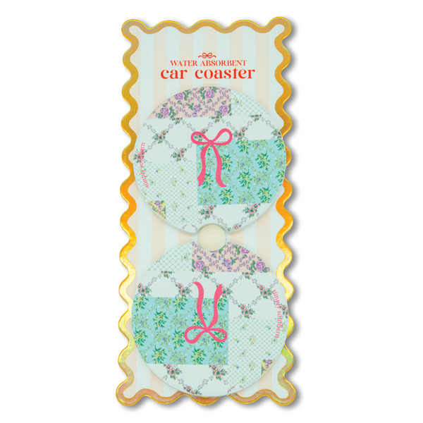 Simply Southern® Car Coasters Set: Patch