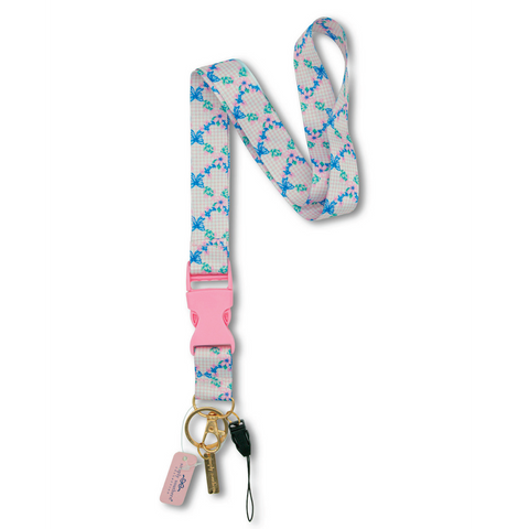 Simply Southern® Lanyard: Gingham - Heidisonline