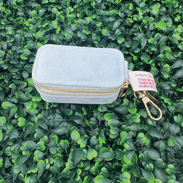 Simply Southern® Portable Jewelry Keychain: Light Blue