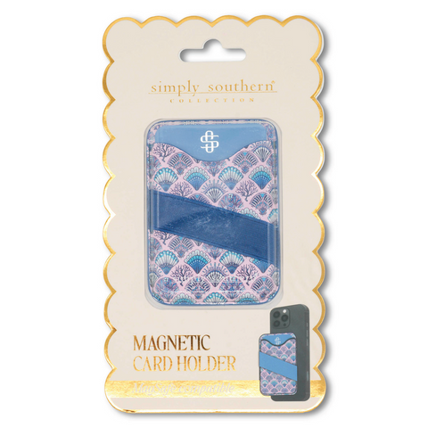 Simply Southern® Mag Wallet: Purple Shell - Heidisonline
