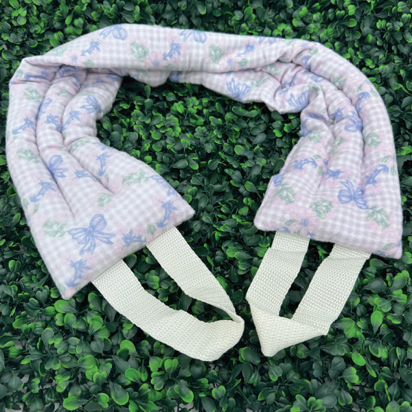 Simply Southern® Weighted Neck Wrap Purple Floral