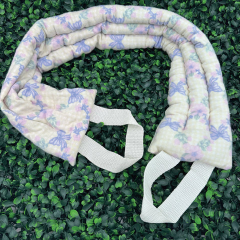 Simply Southern® Weighted Neck Wrap Yellow Floral