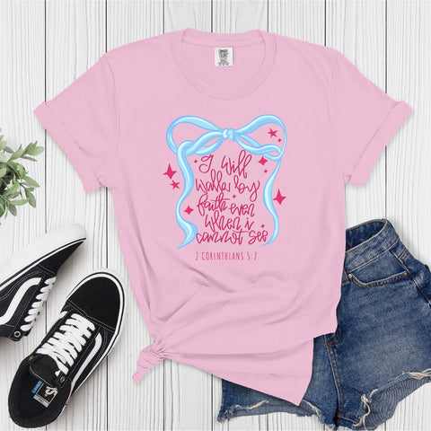 Walk by Faith Tee - Heidisonline