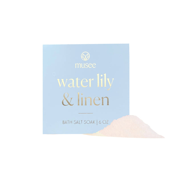 Water Lily & Linen Mini Bath Salt Soak
