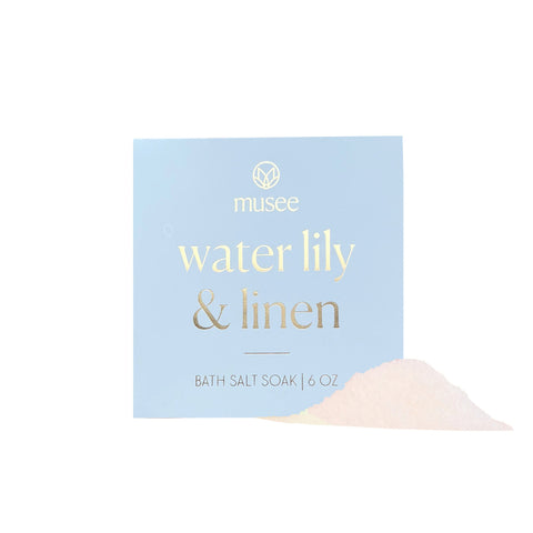 Water Lily & Linen Mini Bath Salt Soak