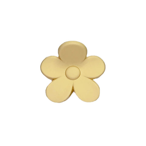 Flower Claw Clip: Lemonade Yellow
