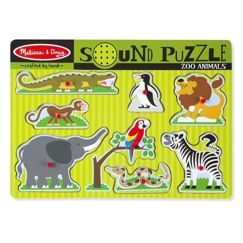 Zoo Animals Sound Puzzle Melissa & Doug®