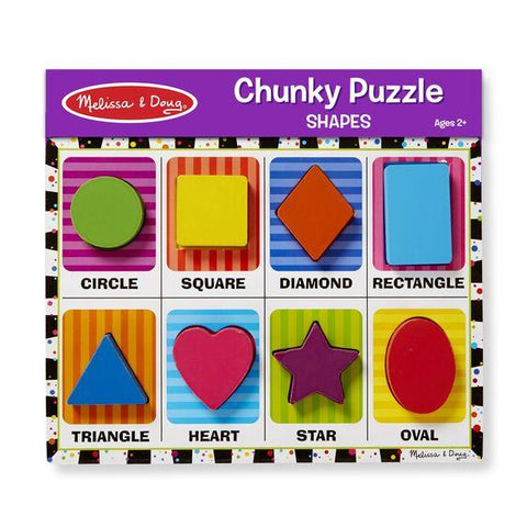 Melissa & Doug Shapes Chunky Puzzle