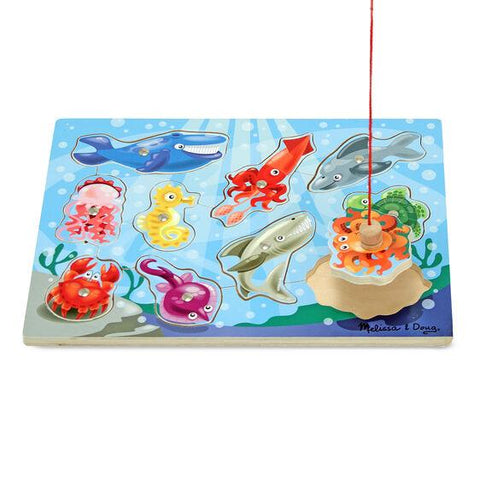 Melissa & Doug Magnetic Puzzle Fishing Game