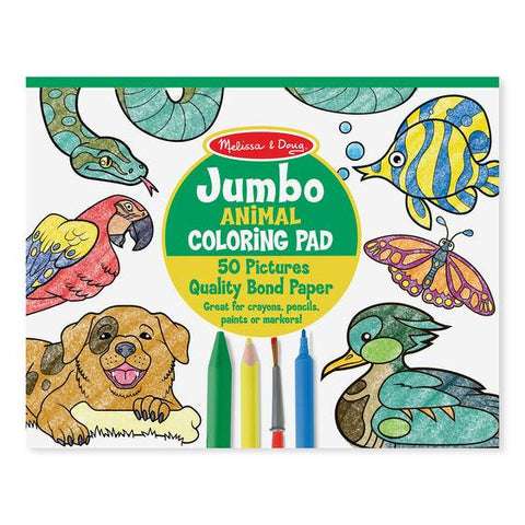 Jumbo Coloring Pad Animals Melissa & Doug®