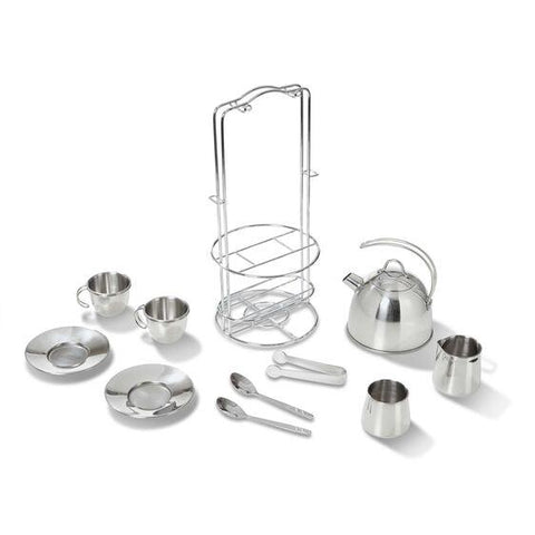 Melissa & Doug Stainless Tea Set