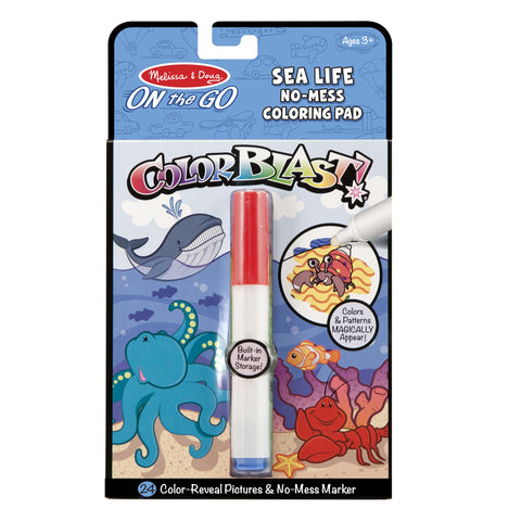 On-the-Go ColorBlast Sea Life Coloring Pad Melissa & Doug®