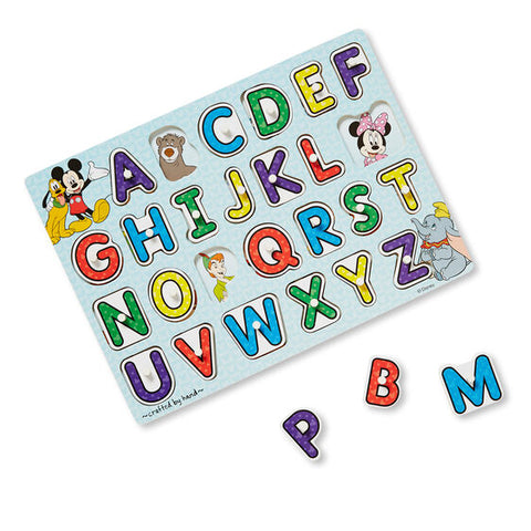 Melissa & Doug® Disney Wooden Alphabet Puzzle