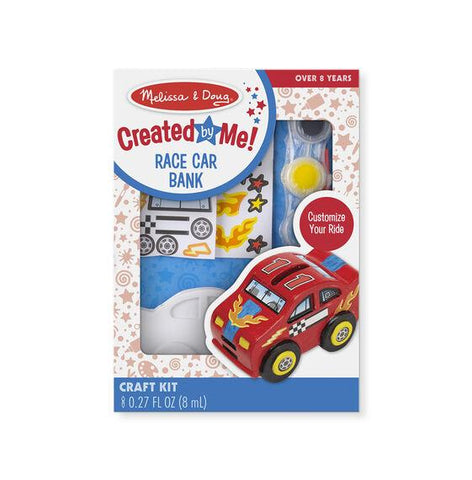 Melissa & Doug Decorate Your Own Race Car Bank