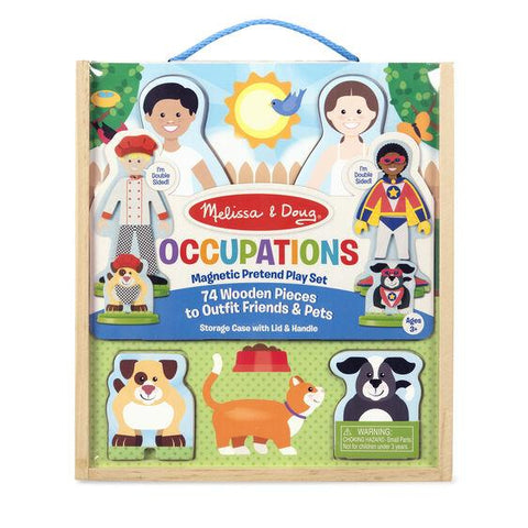 Melissa & Doug Occupations Magnetic Pretend Play Set