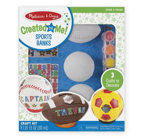 Melissa & Doug Decorate Your Own Sports Set