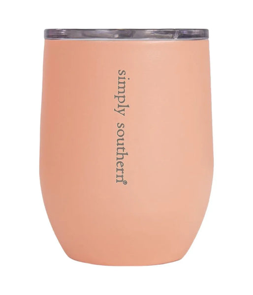 Simply Southern® Stainless Wine Tumbler - Peach