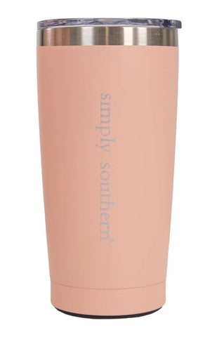 Simply Southern® 20oz Stainless Tumbler: Peach