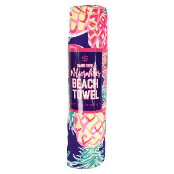 Simply Southern® Microfiber Beach Towel: Pineapple