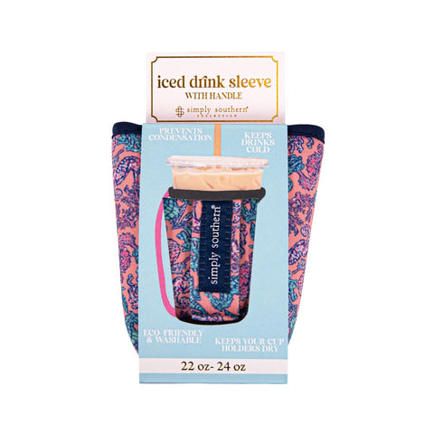 Iced Drink Sleeve - Seahorse