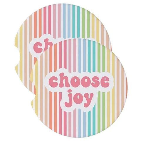 Choose Joy Car Coaster Set