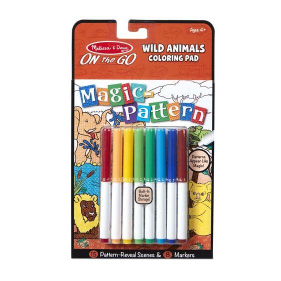 On-the-Go Magic Pattern Animals Coloring Pad Melissa & Doug®