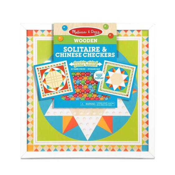 Wooden Solitaire & Chinese Checkers Melissa & Doug®