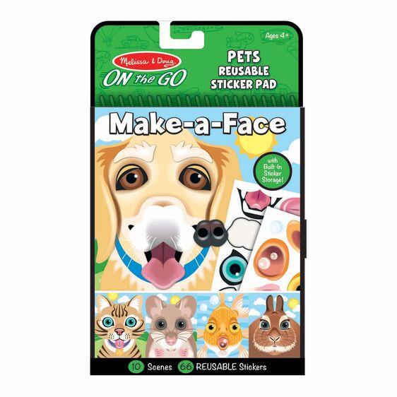 Make-a-Face Pets Reusable Sticker PadMelissa & Doug®
