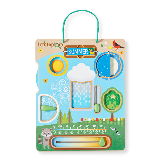 Melissa and Doug® Let's Explore Wooden Weather Board