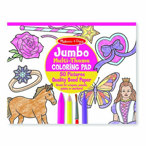 Melissa & Doug Jumbo Coloring Pad Pink