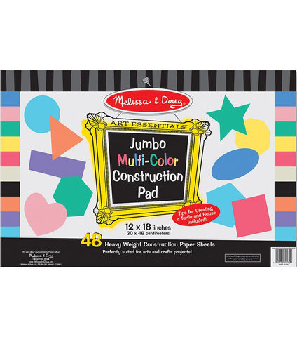 Melissa & Doug Jumbo Construction Paper Pad