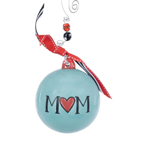 I Love You Mom Christmas Ornament