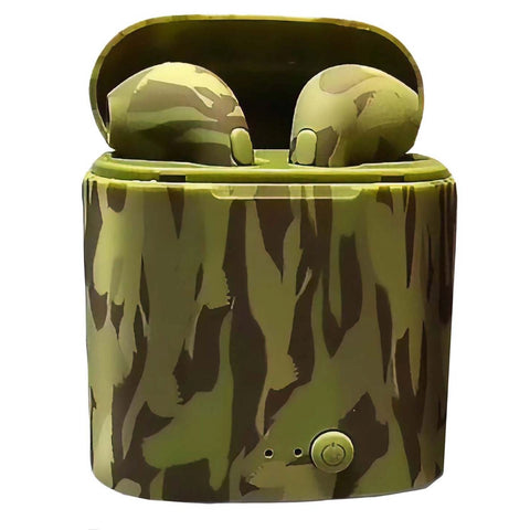 Wireless Earbuds - Green Camo