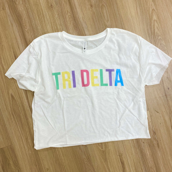 Tri Delta Festival Cali Cropped T-Shirt