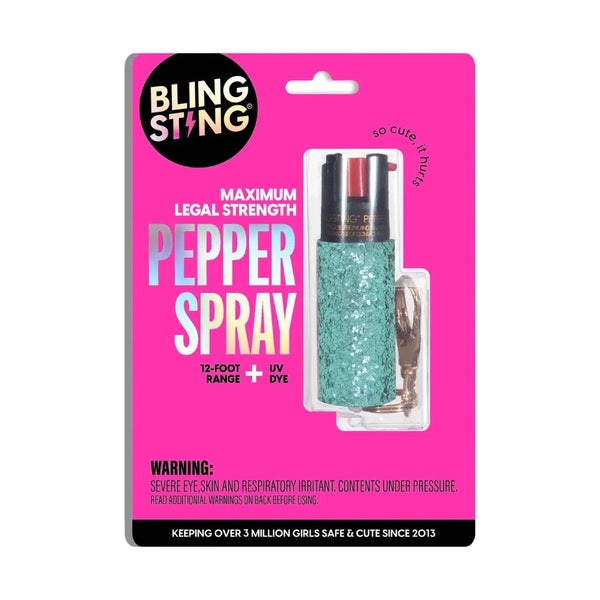 Blingsting® Pepper Spray: Mint Glitter (Thin Mint)