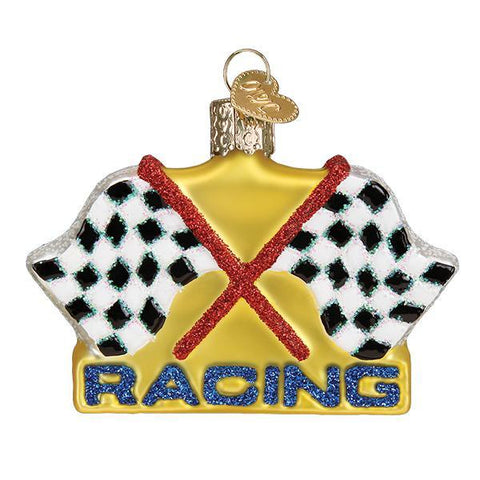 Racing Flags Ornament