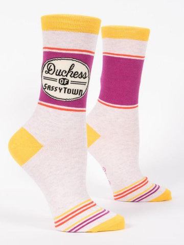 duchess of sassy town crew socks