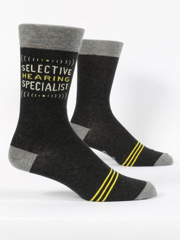 Selective Hearing Specialist Crew Socks