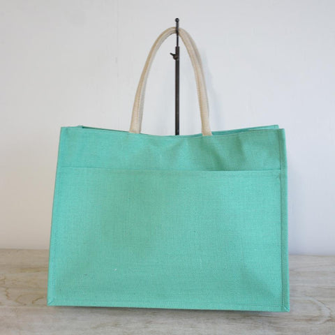 Jute Pocket Tote